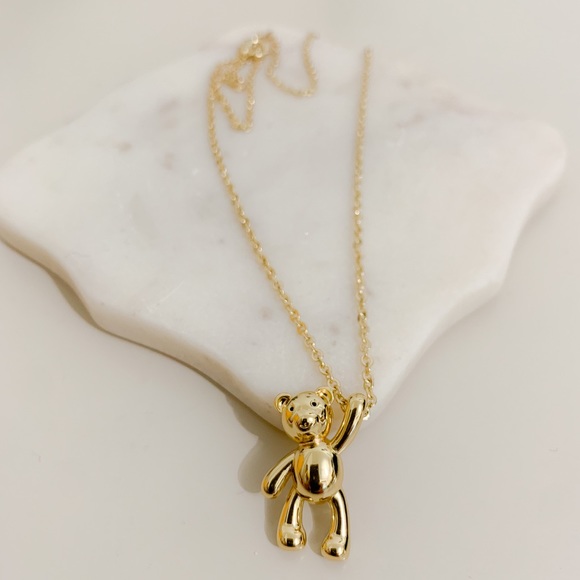 🐻Teddy Bear Necklace | 14k Gold Filled - Picture 2 of 9